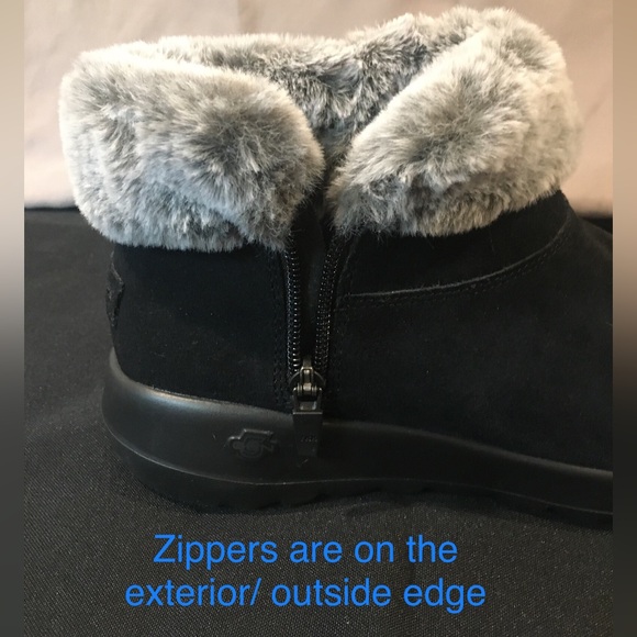 Skechers Zip-Up Fur-Lined Winter Ankle Boots - Picture 7 of 11